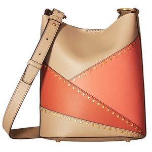 Donna Karan Sand Combo Adan Bucket Handbag - NWT
